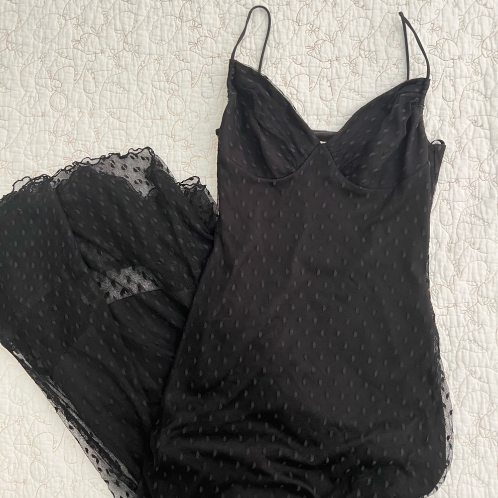 Black Goth Deadstock Dress